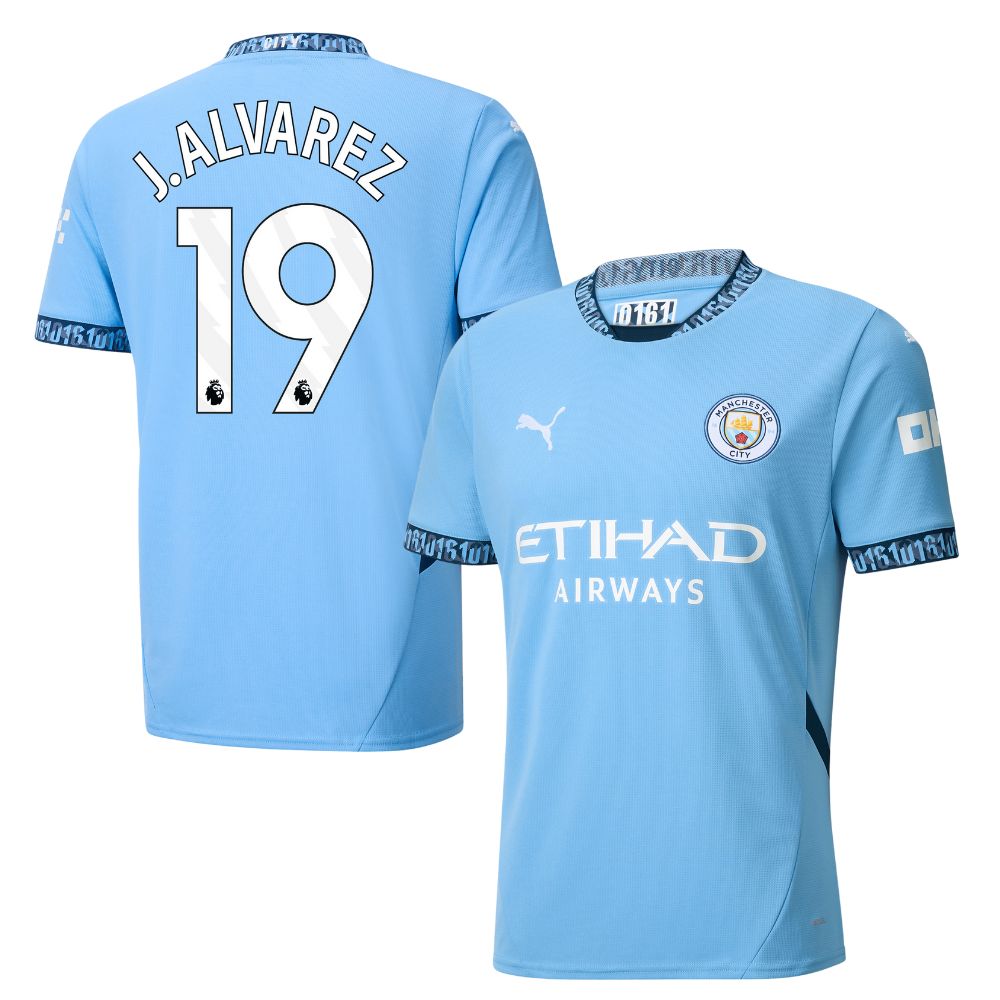 Maillot Manchester City Domicile 2024 2025 Alvarez (1)