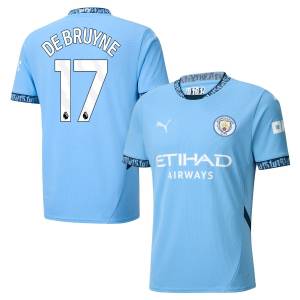 Maillot Manchester City Domicile 2024 2025 De Bruyne-