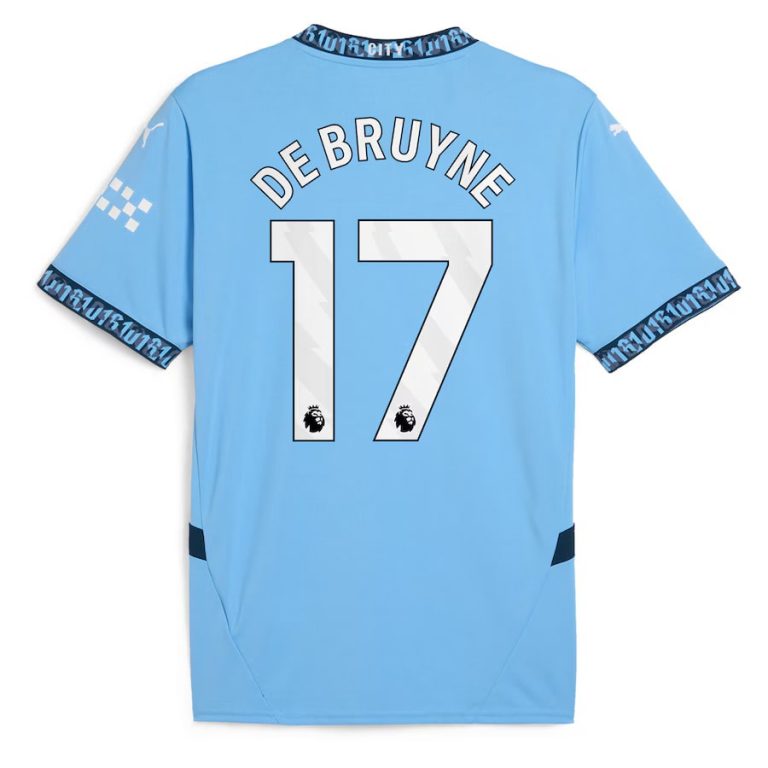 Maillot Manchester City Domicile 2024 2025 De Bruyne (2)