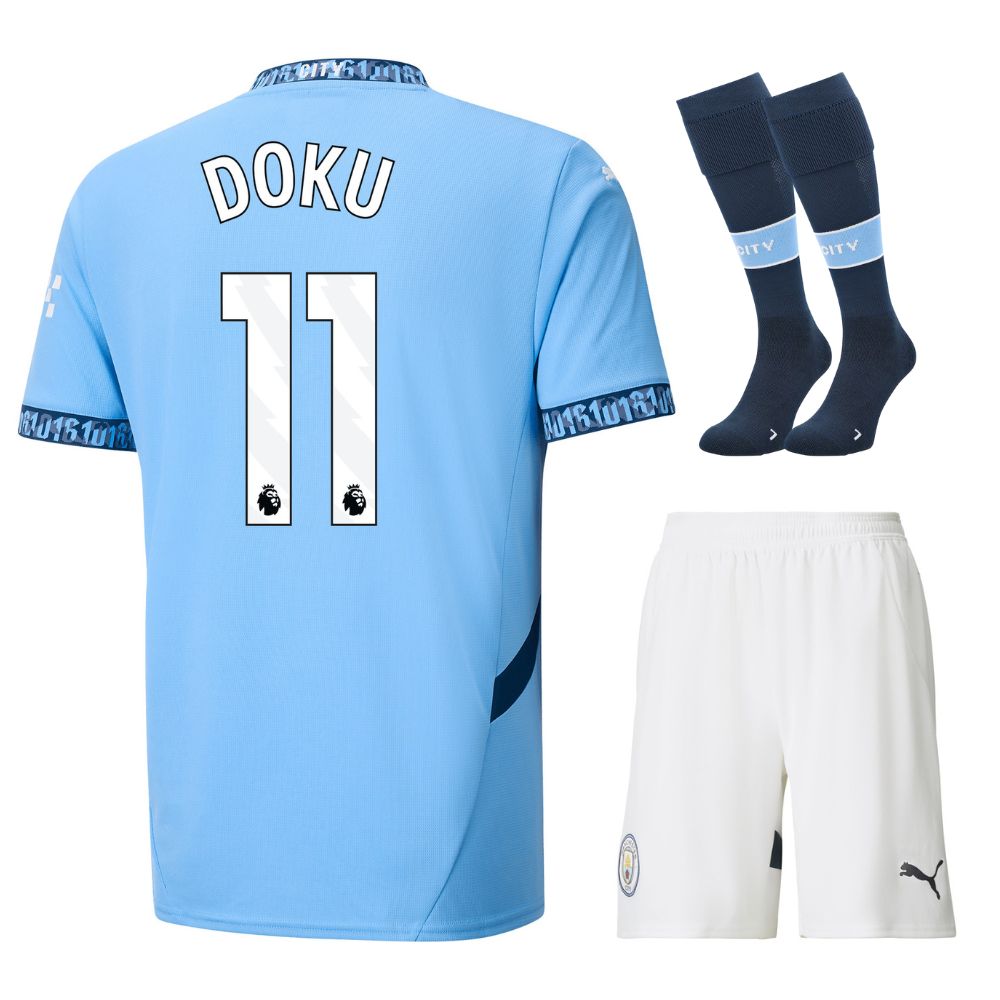 Maillot Manchester City Domicile 2024 2025 Doku 3