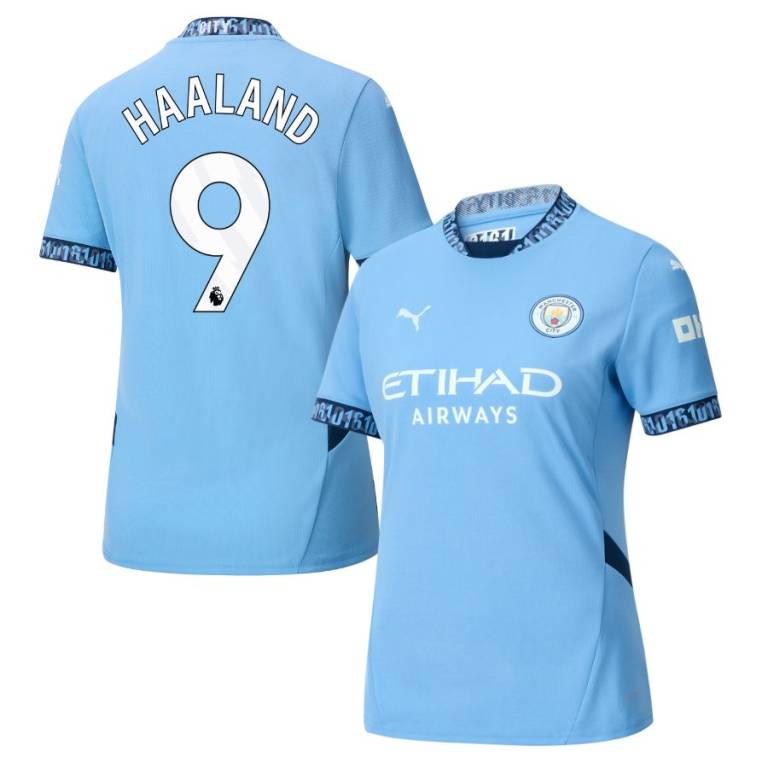 Maillot Manchester City Domicile 2024 2025 Femme Haaland