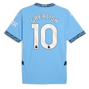 Maillot Manchester City Domicile 2024 2025 Grealish (2)