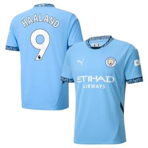 Maillot Manchester City Domicile 2024 2025 Haaland-