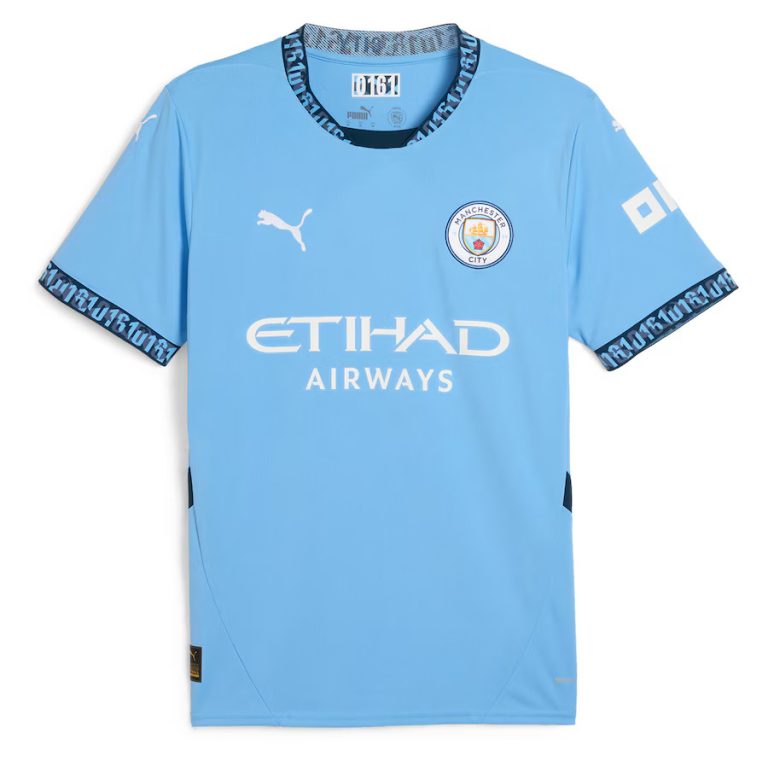 Manchester City Home Shirt 2024 2025 Foden Foot Soccer Pro