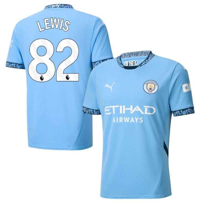 Maillot Manchester City Domicile 2024 2025 Lewis