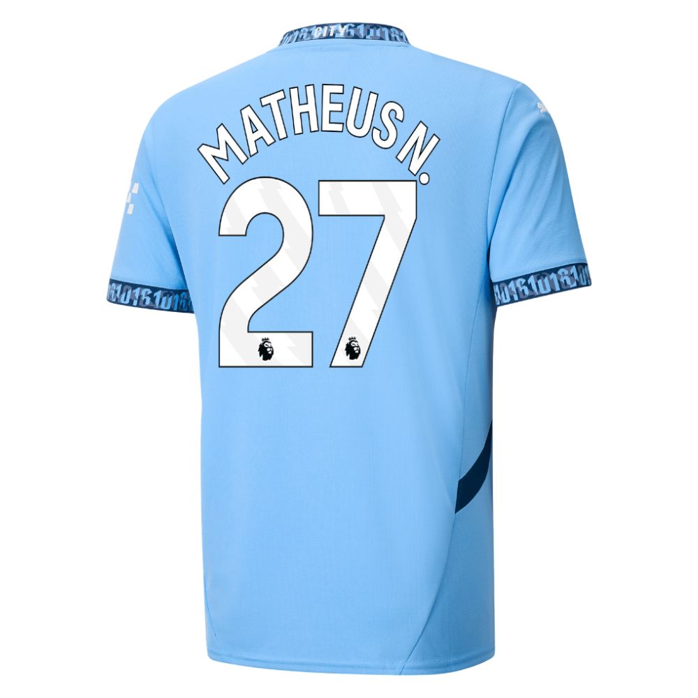 Maillot Manchester City Domicile 2024 2025 Matheus N. 2