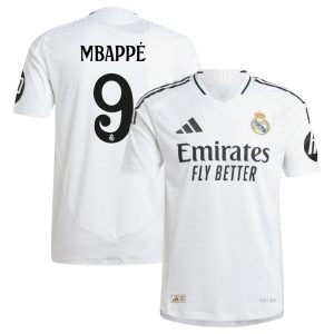 Maillot Match Real Madrid Domicile 2024 2025 Mbappe (1)