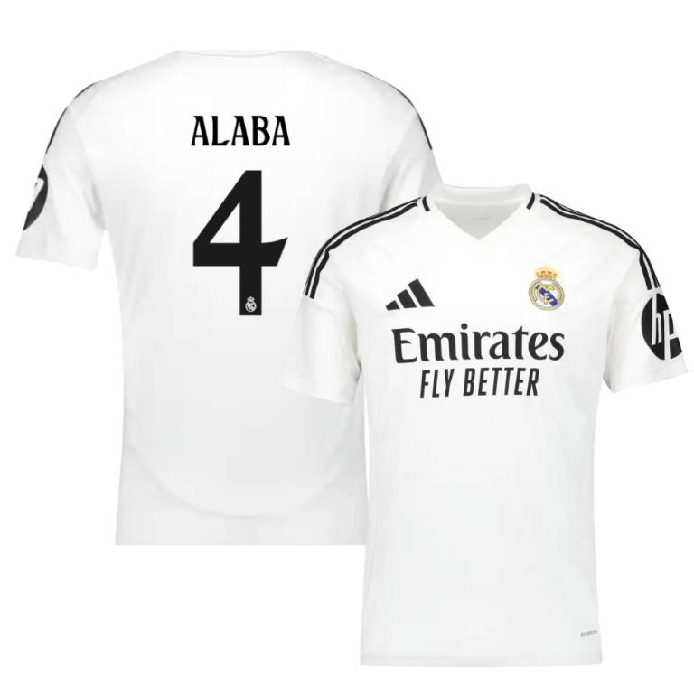 Maillot Real Madrid 2024 2025 Domicile Alaba