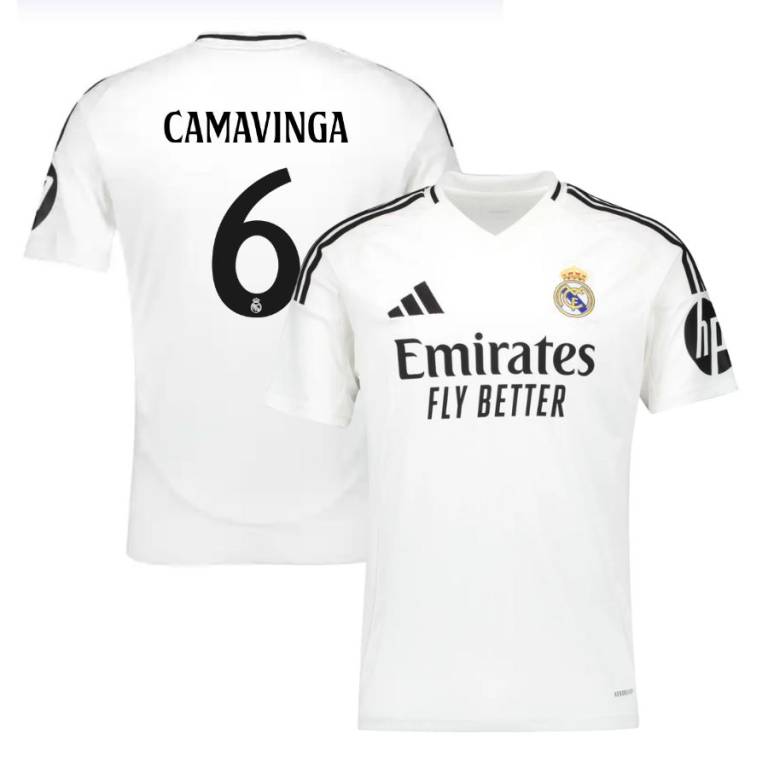 Maillot Real Madrid 2024 2025 Domicile Camavinga-