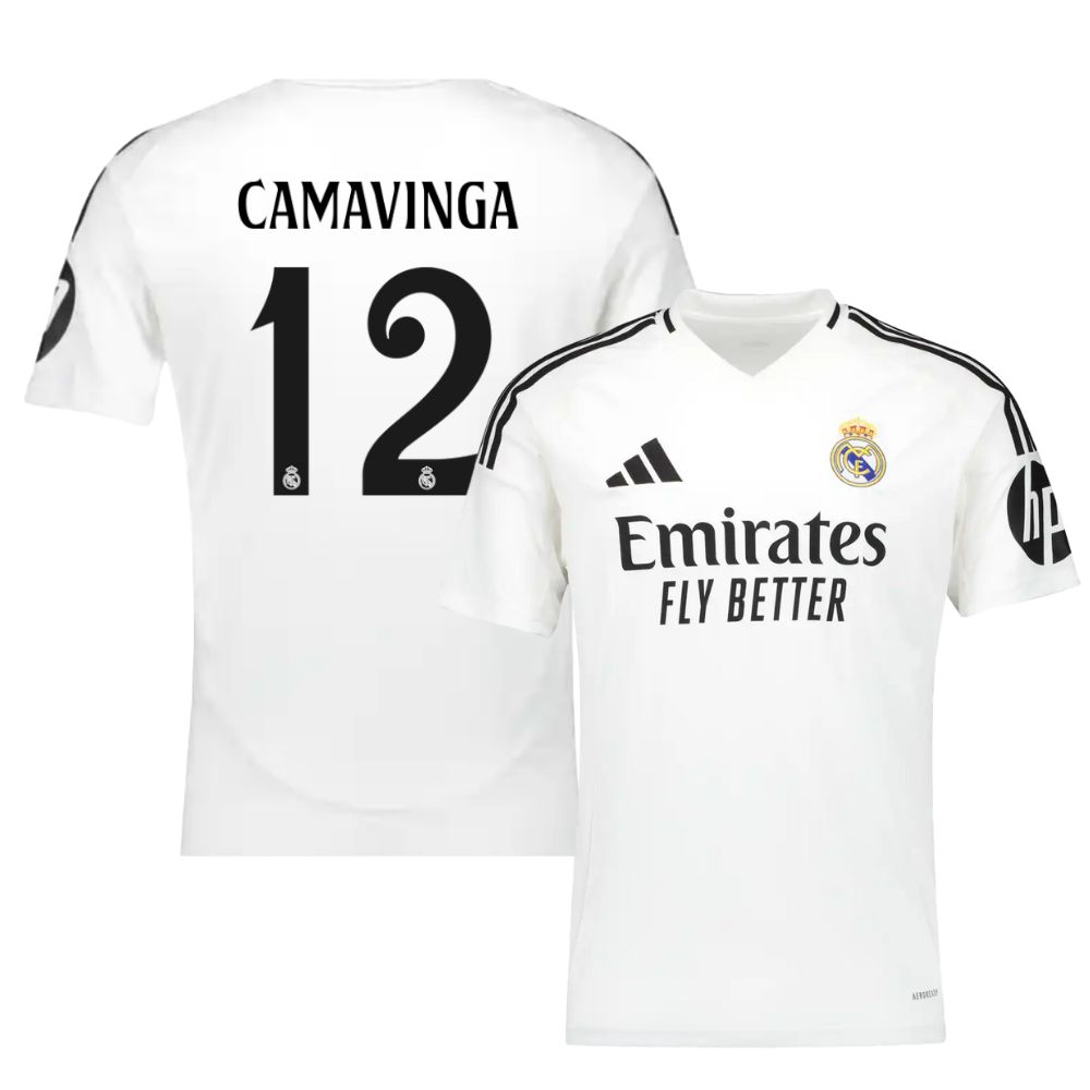 Real Madrid 2024 2025 Home Camavinga Jersey | Foot Soccer Pro