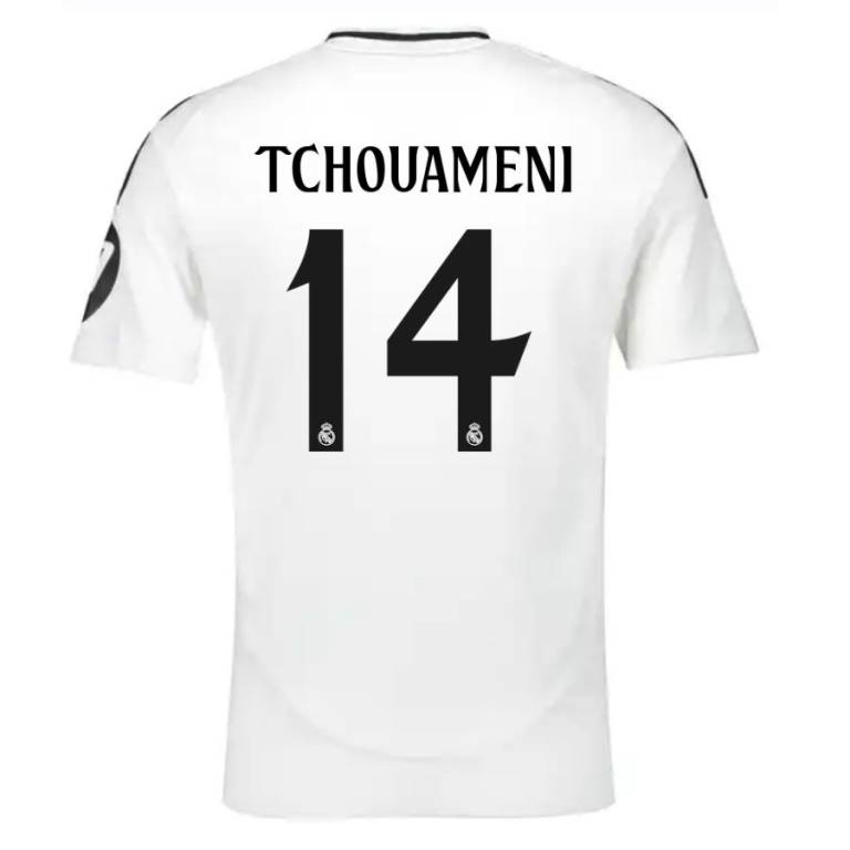 Maillot Real Madrid 2024 2025 Domicile Tchouaméni 2-