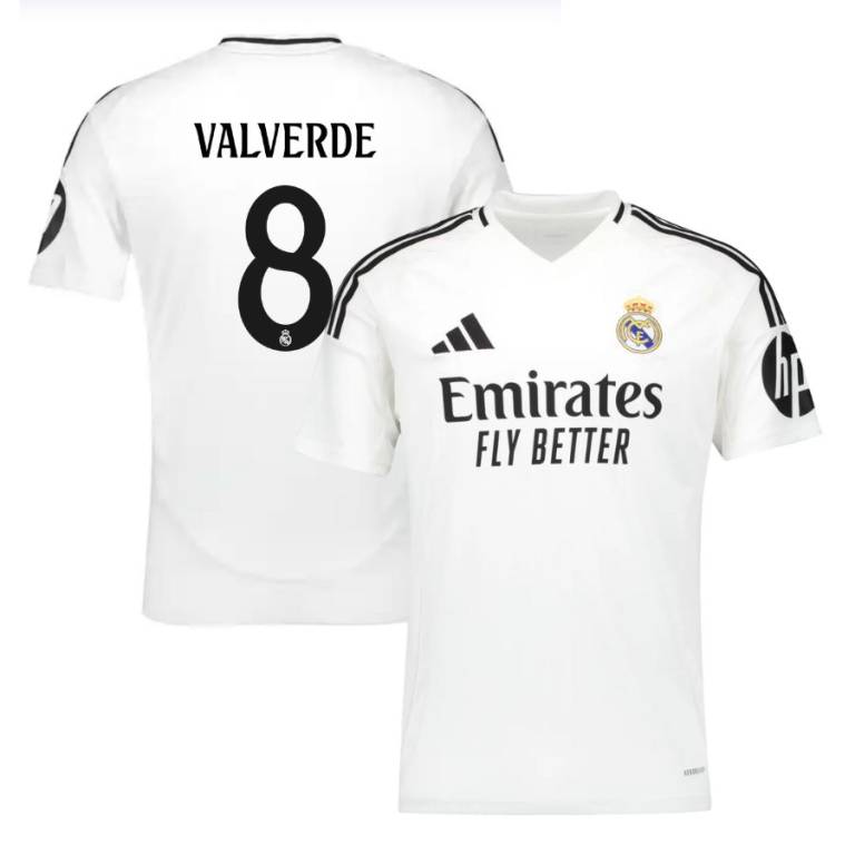 Maillot Real Madrid 2024 2025 Domicile Valverde-