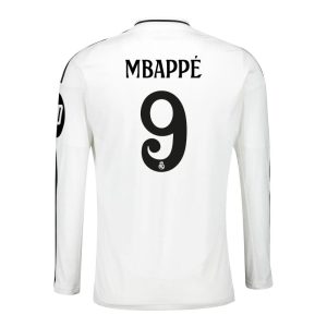 Maillot Real Madrid 2024 2025 Mbappe Manches Longues (2)