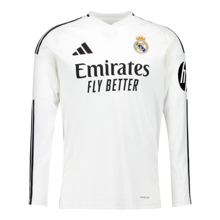 Maillot Real Madrid 2024 2025 Mbappe Manches Longues (3)