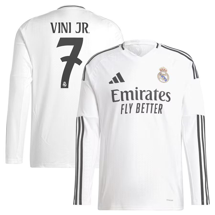 Maillot Real Madrid 2024 2025 VINI JR. Manches Longues (1)