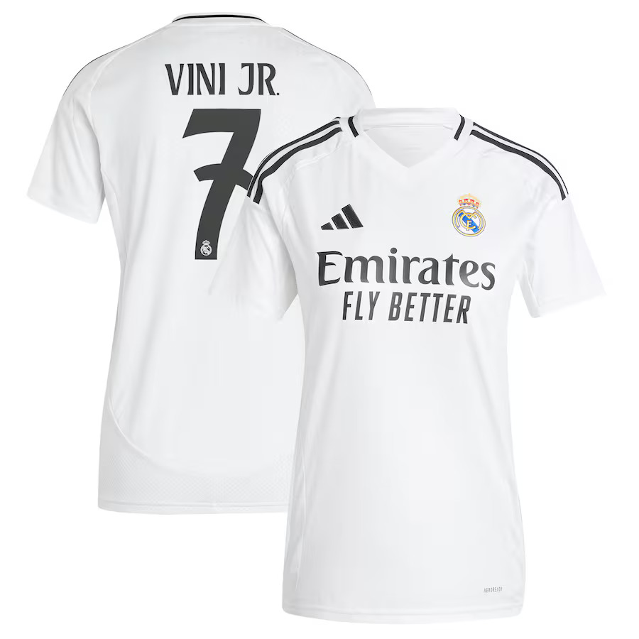 Maillot Real Madrid Domicile 2024 2025 Femme Vini Jr (1)