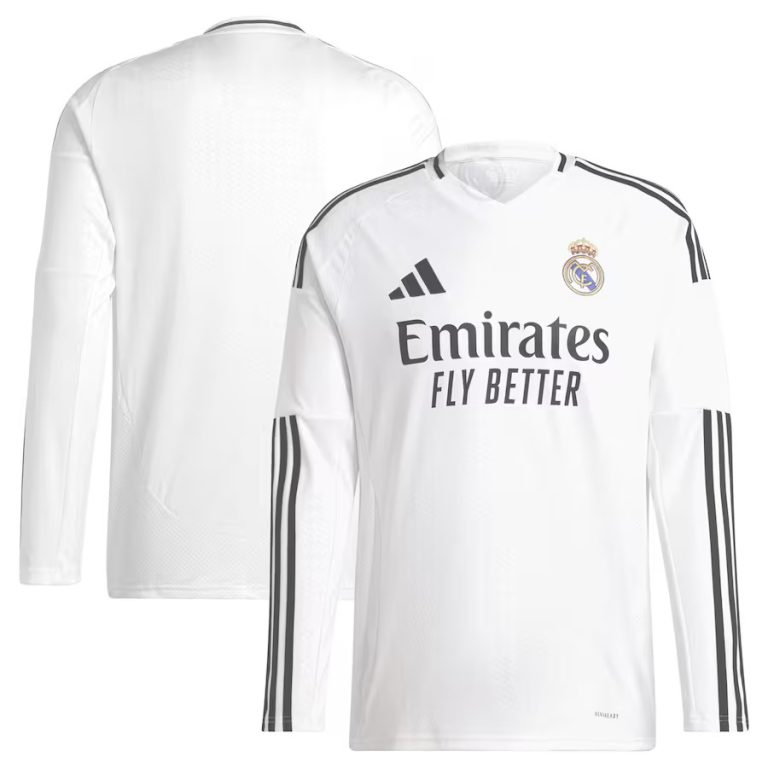 Maillot Real Madrid Domicile 2024 2025 Manches Longues (3)