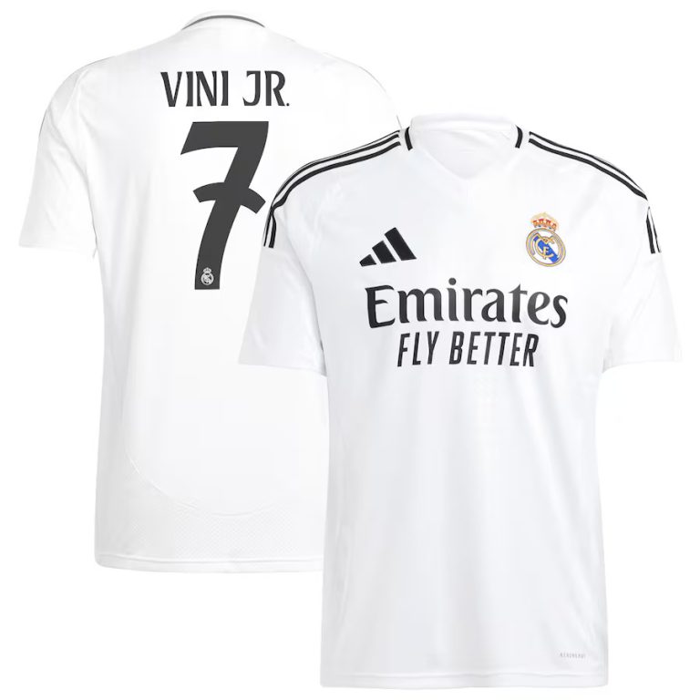 Maillot Real Madrid Domicile 2024 2025 VINI JR. | Foot Soccer Pro