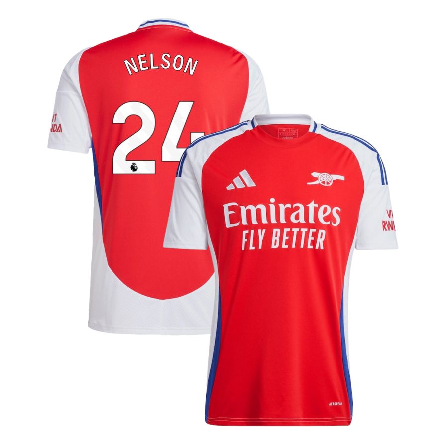 Maillot Arsenal Domicile 2024 2025 Nelson Foot Soccer Pro