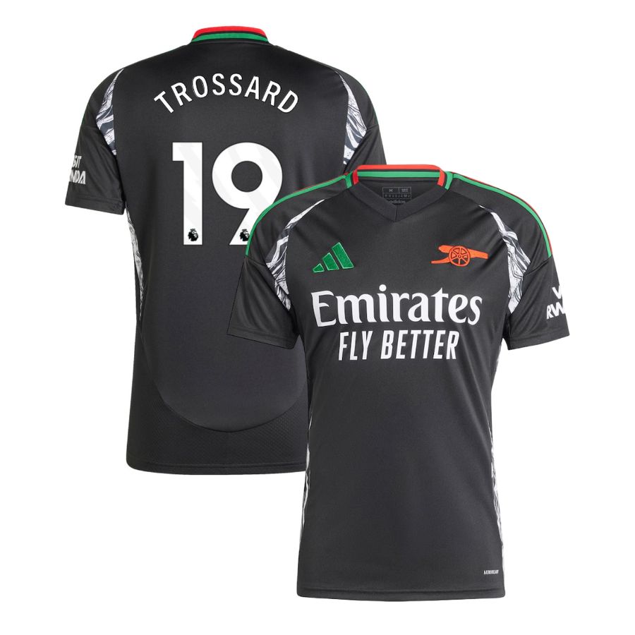 Arsenal Away Jersey 2024 2025 Trossard Foot Soccer Pro