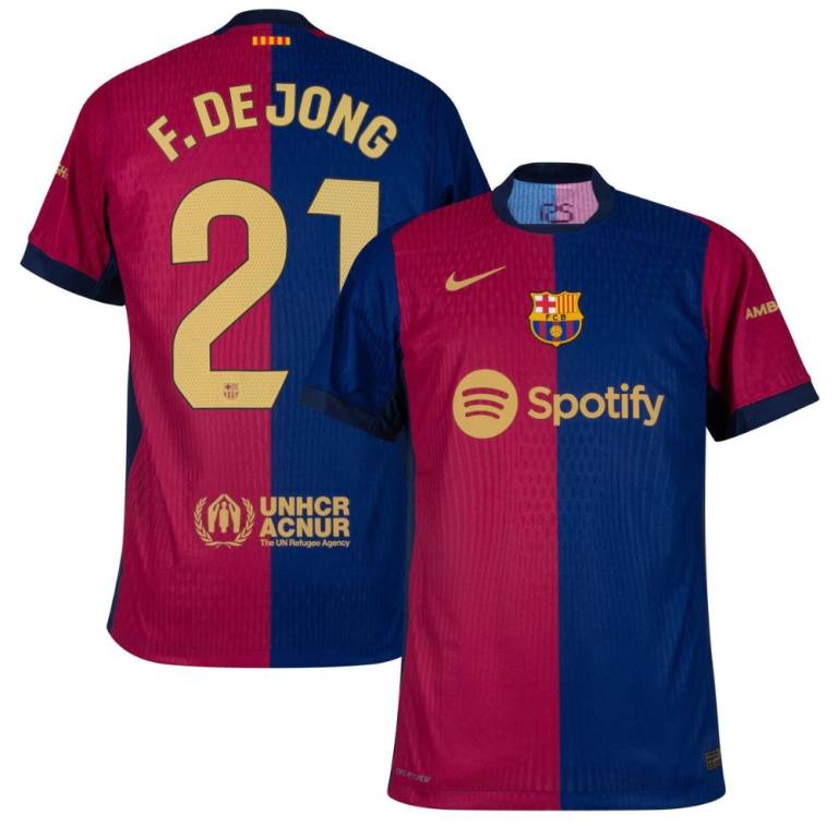 Maillot Barca 2024 2025 Domicile De Jong (1)