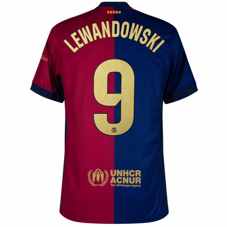 Maillot Barca 2024 2025 Domicile Lewandowski (2)