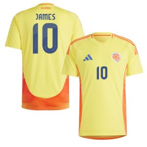 Maillot Colombie Domicile 2024 2025 James Rodriguez (1)