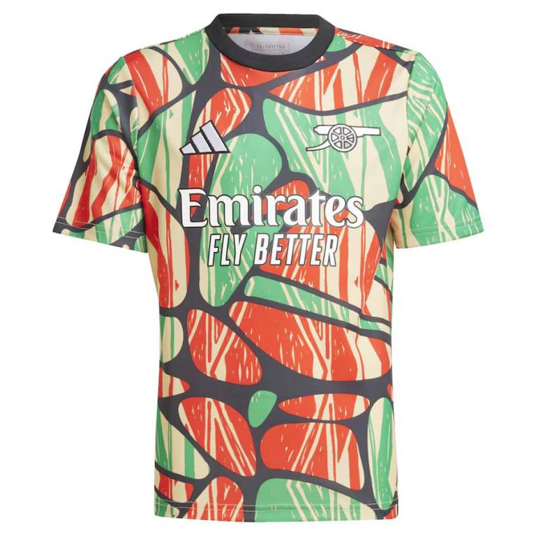 Maillot Enfant Arsenal Pré-Match 2024 2025 Rouge