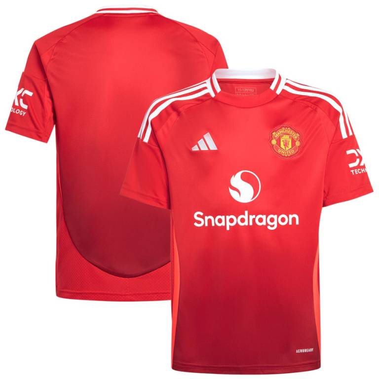 Maillot Enfant Manchester United Domicile 2024 2025 3