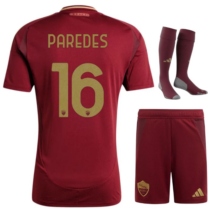 Maillot Kit Enfant AS Roma Domicile 2024 2025 Paredes