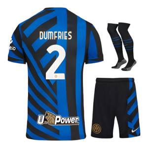 Maillot Kit Enfant Inter Milan Domicile 2024 2025 Dumfries