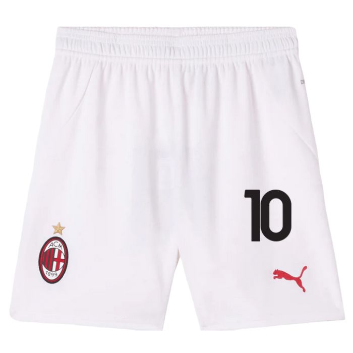 Maillot Kit Enfant Milan AC Domicile 2024 2025 Rafa Leão Blanc 2