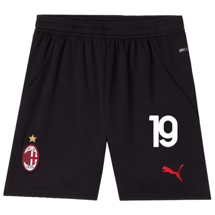 Maillot Kit Enfant Milan AC Domicile 2024 2025 Theo Noir 2