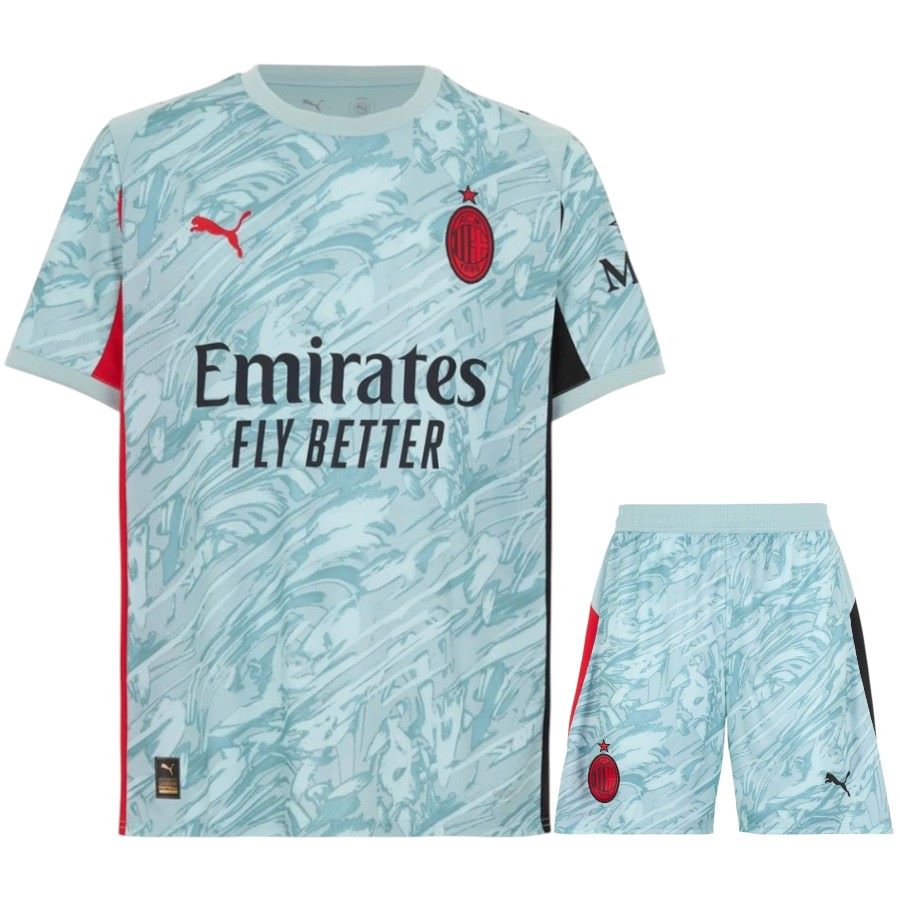 Maillot Kit Enfant Milan AC Domicile 2025 2026 Gardien (1)