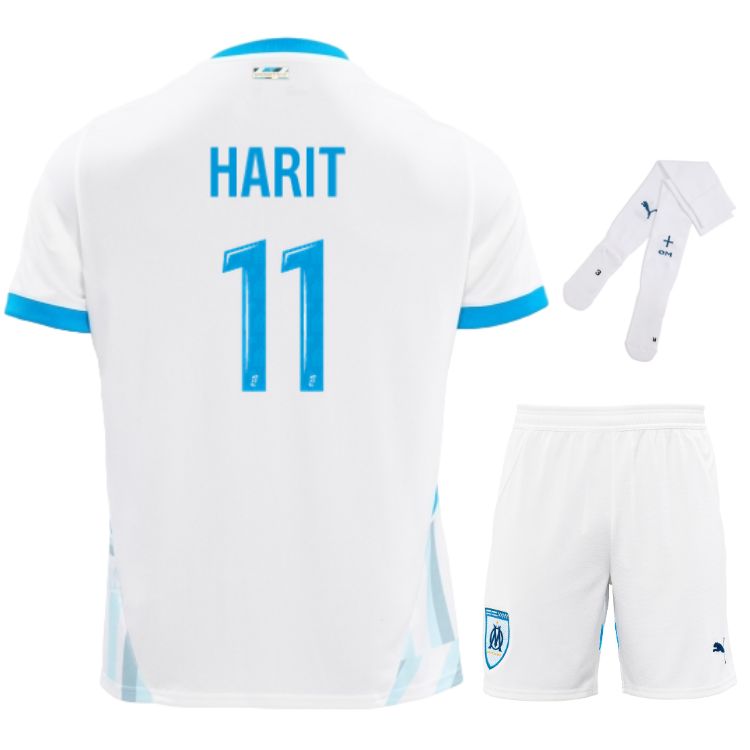 Maillot Kit Enfant OM Domicile 2024 2025 Harit