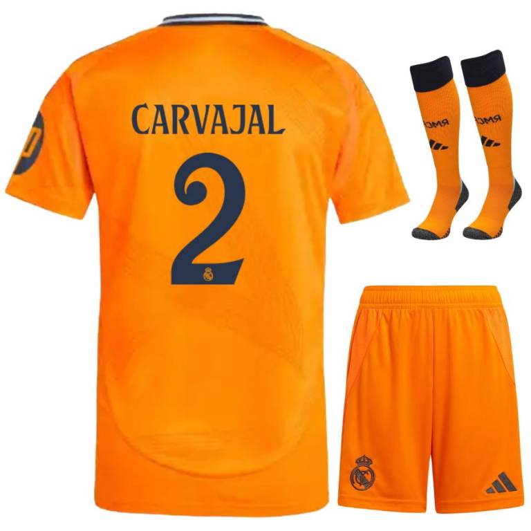 Maillot Kit Enfant Real Madrid Exterieur 2024 2025 Carvajal