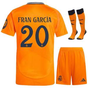 Maillot Kit Enfant Real Madrid Exterieur 2024 2025 Fran Garcia