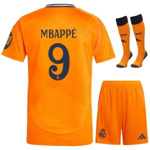 Maillot Kit Enfant Real Madrid Exterieur 2024 2025 Mbappe