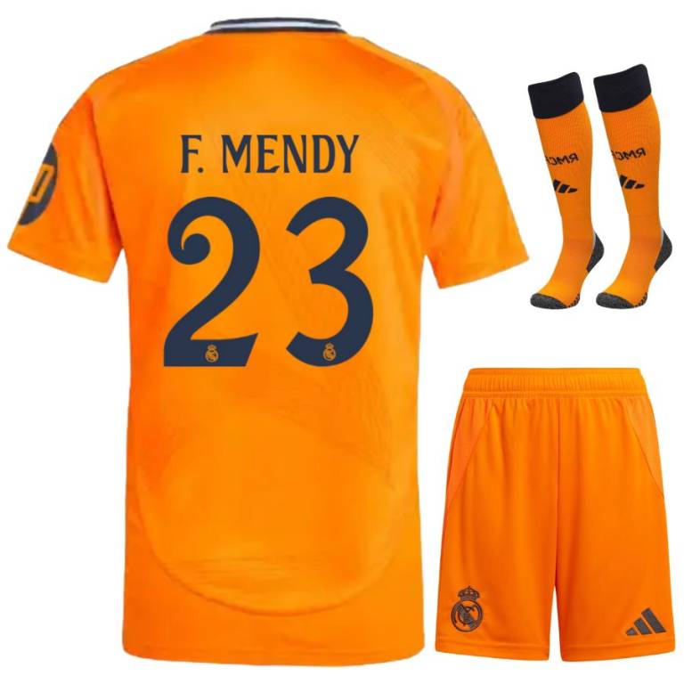 Maillot Kit Enfant Real Madrid Exterieur 2024 2025 Mendy