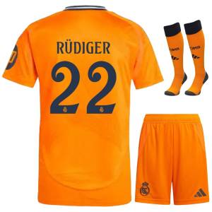 Maillot Kit Enfant Real Madrid Exterieur 2024 2025 Rüdiger