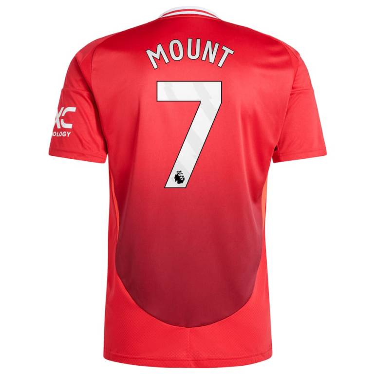 Manchester United Home Jersey 2024 2025 Mount