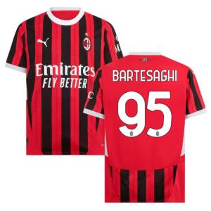 Maillot Milan AC Domicile 2024 2025 Bartesaghi