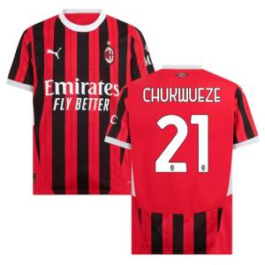 Maillot Milan AC Domicile 2024 2025 Chukwueze
