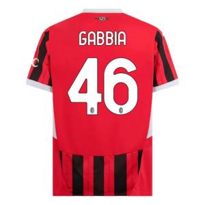 Maillot Milan AC Domicile 2024 2025 Gabbia 2