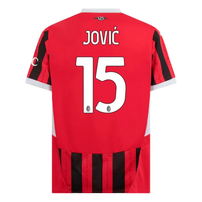 Maillot Milan AC Domicile 2024 2025 Jović 2