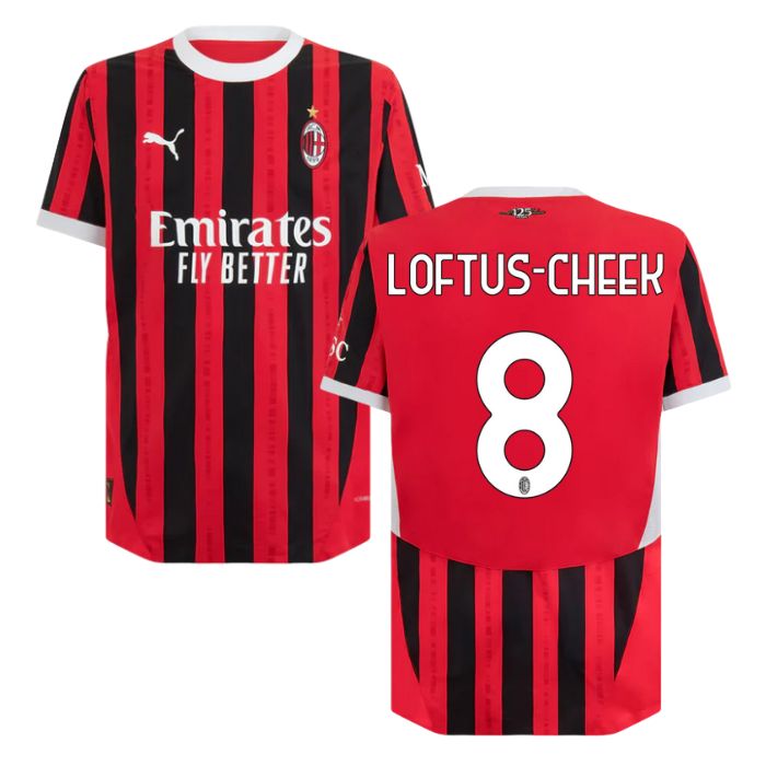 Maillot Milan AC Domicile 2024 2025 Loftus-Cheek ok