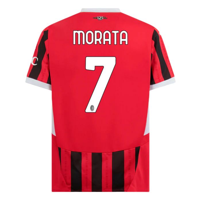 Maillot Milan AC Domicile 2024 2025 Morata 2