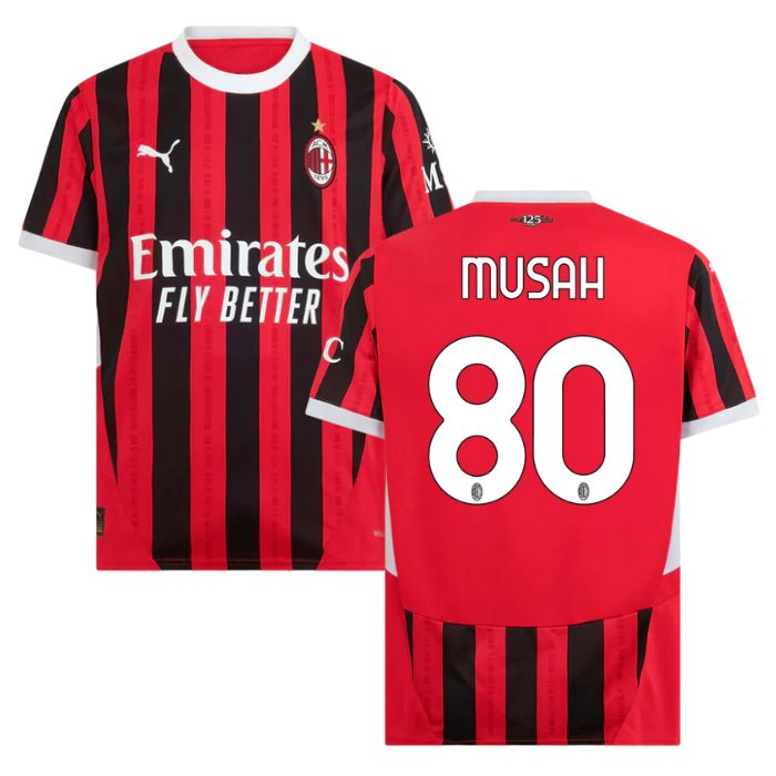 Maillot Milan AC Domicile 2024 2025 Musah