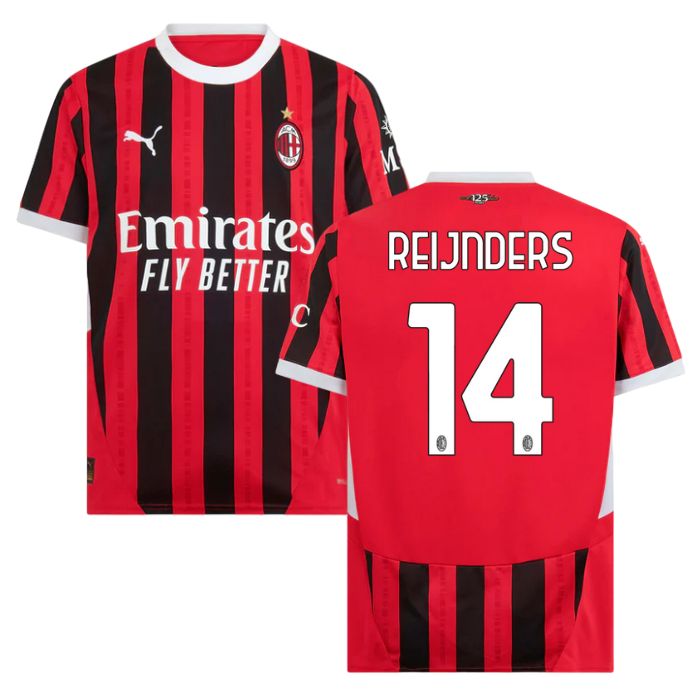 Maillot Milan AC Domicile 2024 2025 Reijnders