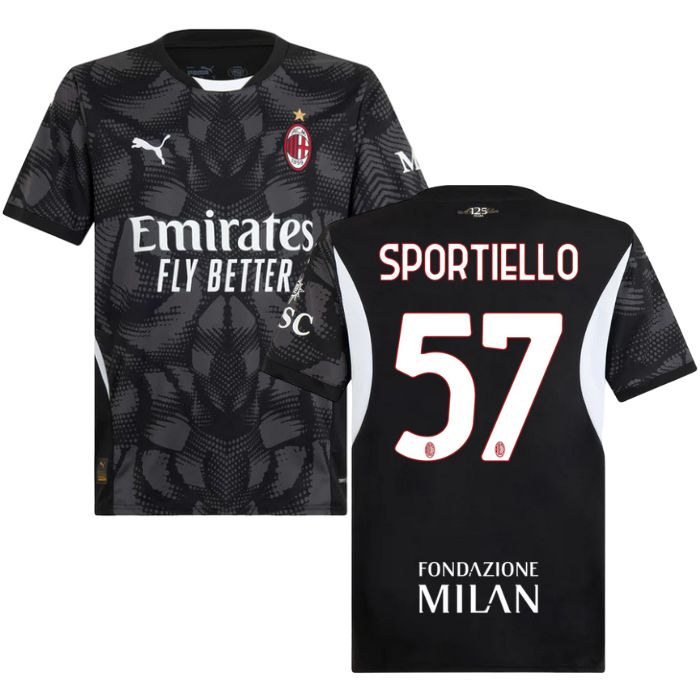 Maillot Milan AC Domicile 2024 2025 Sportiello